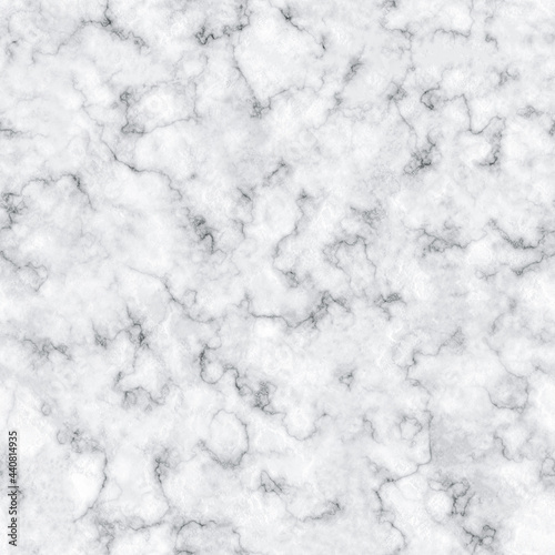 The luxury white marble texture background in a seamless pattern. Realistic stone floor pattern.