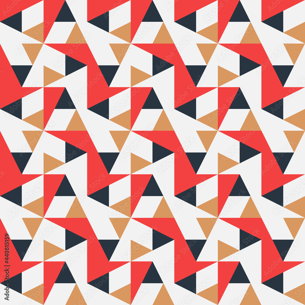 Repetitive Abstract Vector Pattern Design