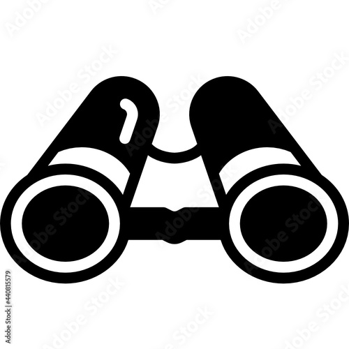 binoculars solid line icon