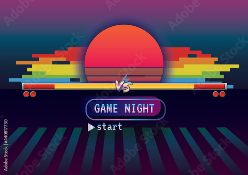 Game zone game icon background vector