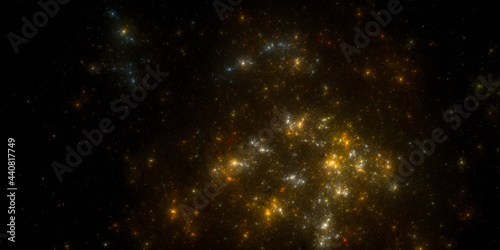 Wallpaper Mural Banner Star field background . Starry outer space background texture . Colorful Starry Night Sky Outer Space background. 3D illustration
 Torontodigital.ca