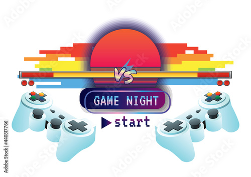 Game zone game icon background vector