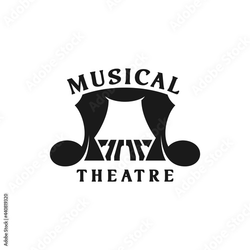musical theatre logo template