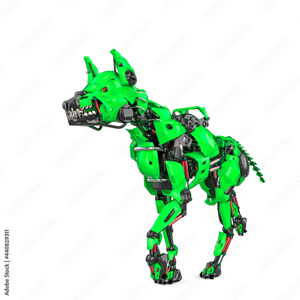 cyber dog in walking cyber dog in walking