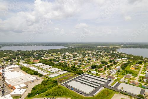 Aerial shot Sebring FL USA