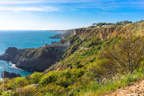 The headland Tarkhankut on Black sea. © mastclick