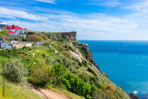 The headland Tarkhankut on Black sea.