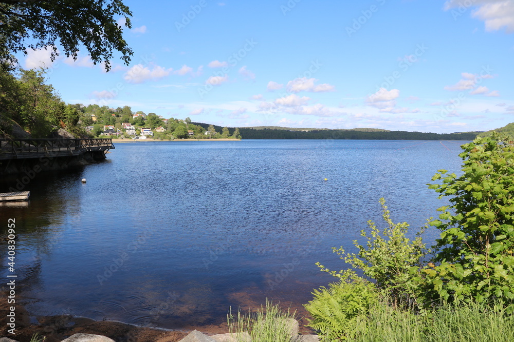 Rådasjön lake in Mölndal, Gothenburg Sweden Rådasjön lake in Mölndal, Gothenburg Sweden