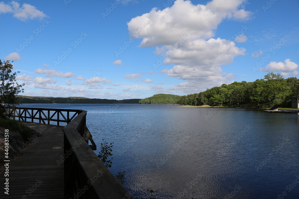 Rådasjön lake in Mölndal, Gothenburg Sweden