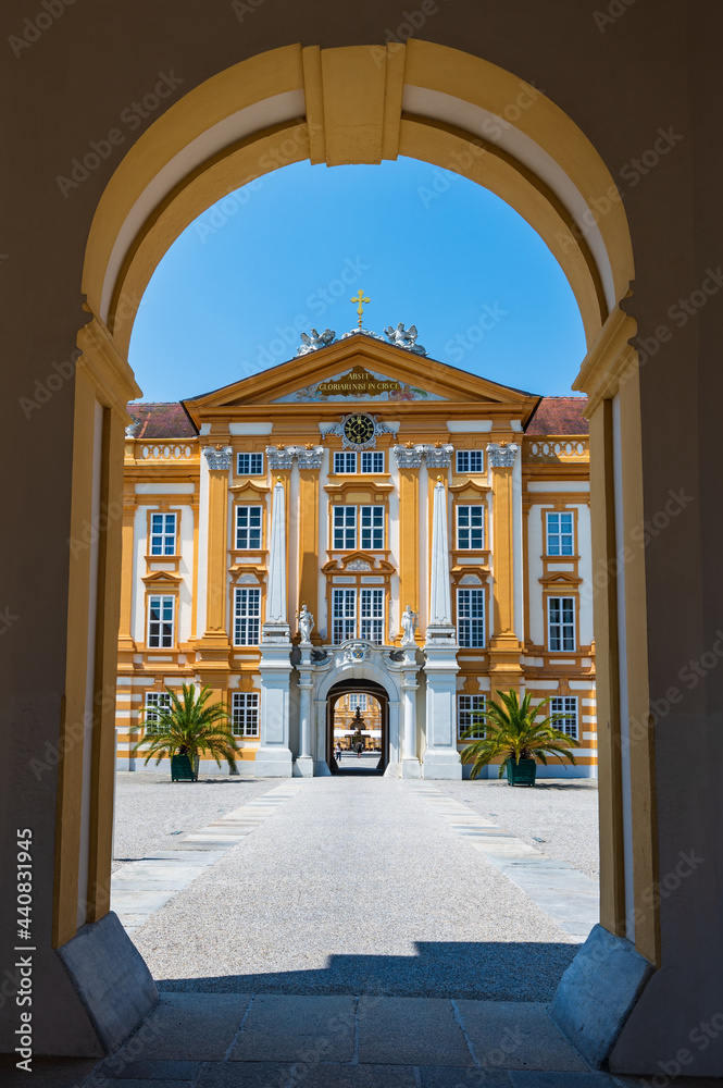 Eingangsbereich zum Stift Melk in der Wachau - Österreich