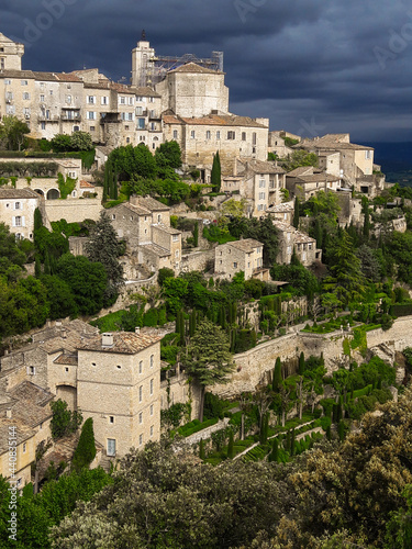 Gordes, Francia, poblado, vistas panorámicas, pueblo medieval, lindo