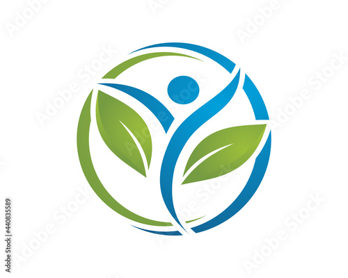 people leaf logo