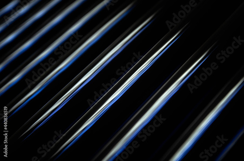 abstract dark black background with shiny metallic lines
