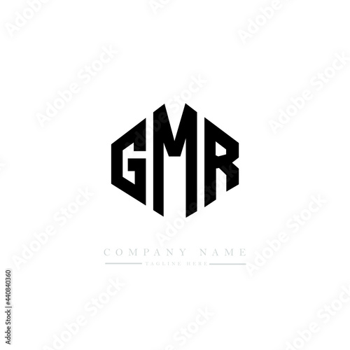 GMR letter logo design with polygon shape. GMR polygon logo monogram. GMR cube logo design. GMR hexagon vector logo template white and black colors. GMR monogram, GMR business and real estate logo. 
