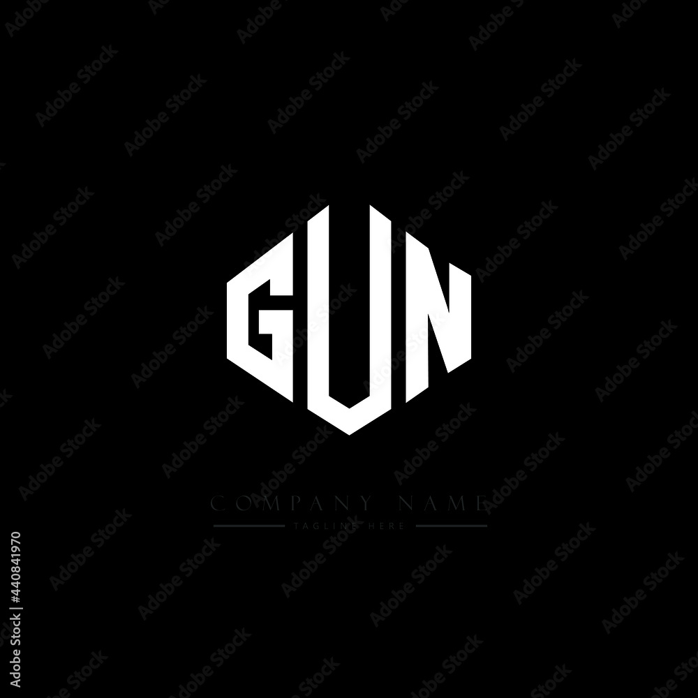 GUN letter logo design with polygon shape. GUN polygon logo monogram. GUN cube logo design. GUN hexagon vector logo template white and black colors. GUN monogram, GUN business and real estate logo. GUN letter logo design with polygon shape. GUN polygon logo monogram. GUN cube logo design. GUN hexagon vector logo template white and black colors. GUN monogram, GUN business and real estate logo.