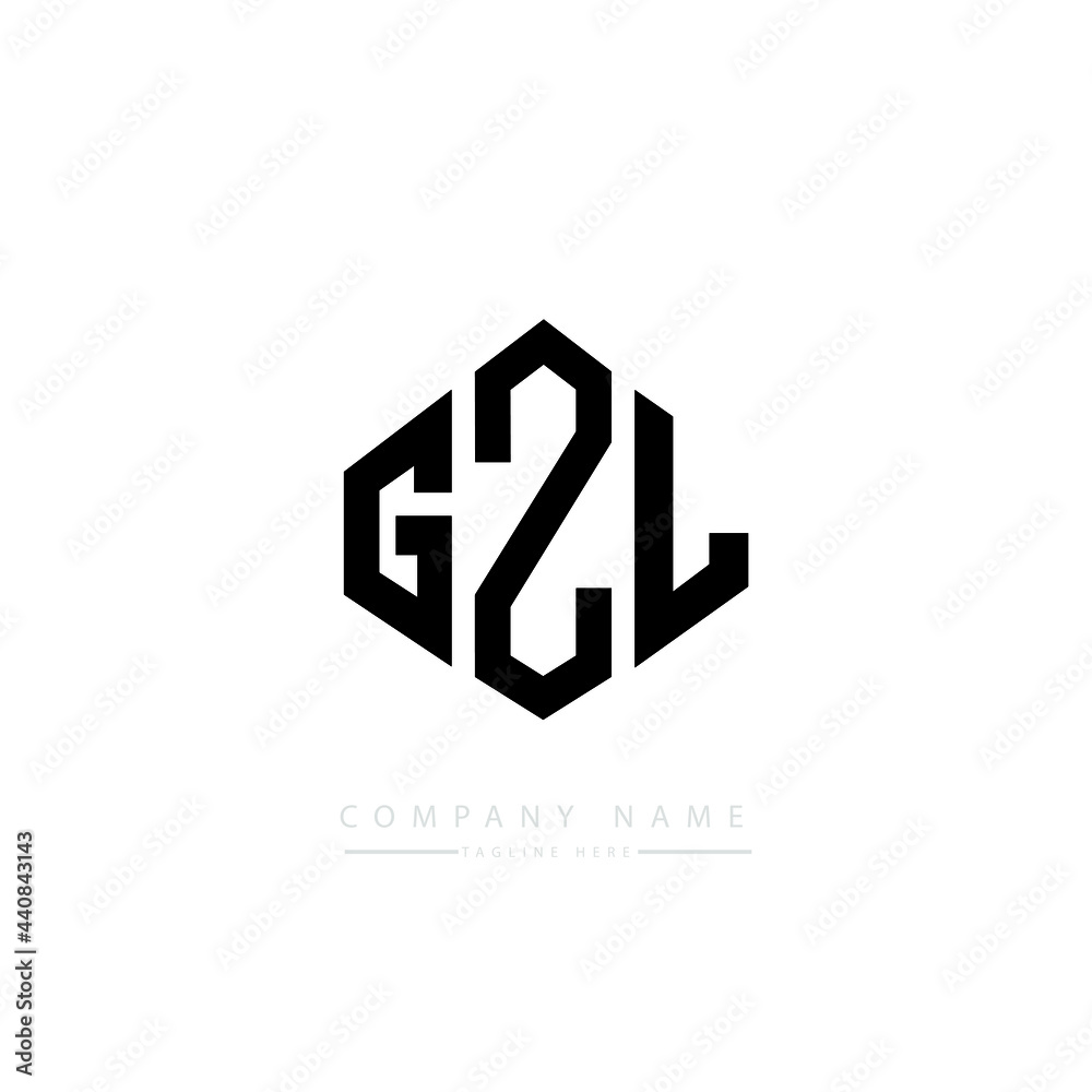 GZL letter logo design with polygon shape. GZL polygon logo monogram. GZL cube logo design. GZL hexagon vector logo template white and black colors. GZL monogram, GZL business and real estate logo. 