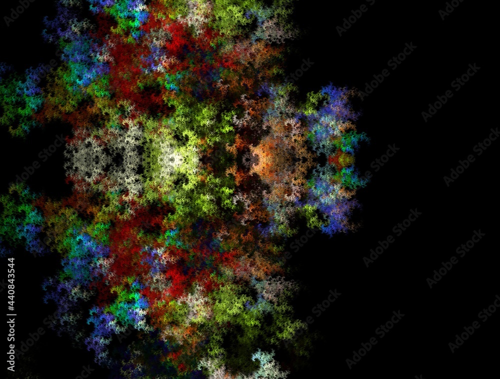 Fototapeta premium Imaginatory fractal background generated Image