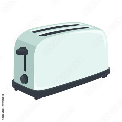 Toaster Sign Emoji Icon Illustration. Kitchen Machine Vector Symbol Emoticon Design Clip Art Sign Comic Style.