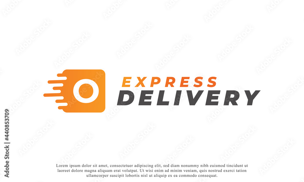 Creative Initial Letter O Logo. Orange Shape O Letter with Fast Shipping Delivery Truck Icon. Usable for Business and Branding Logos. Flat Vector Logo Design Ideas Template Element Creative Initial Letter O Logo. Orange Shape O Letter with Fast Shipping Delivery Truck Icon. Usable for Business and Branding Logos. Flat Vector Logo Design Ideas Template Element