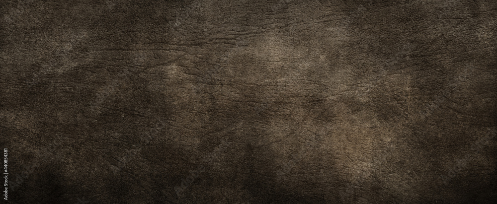 Grey background texture in old vintage paper design with black border, old antique metal background illustration in earthy coffee color