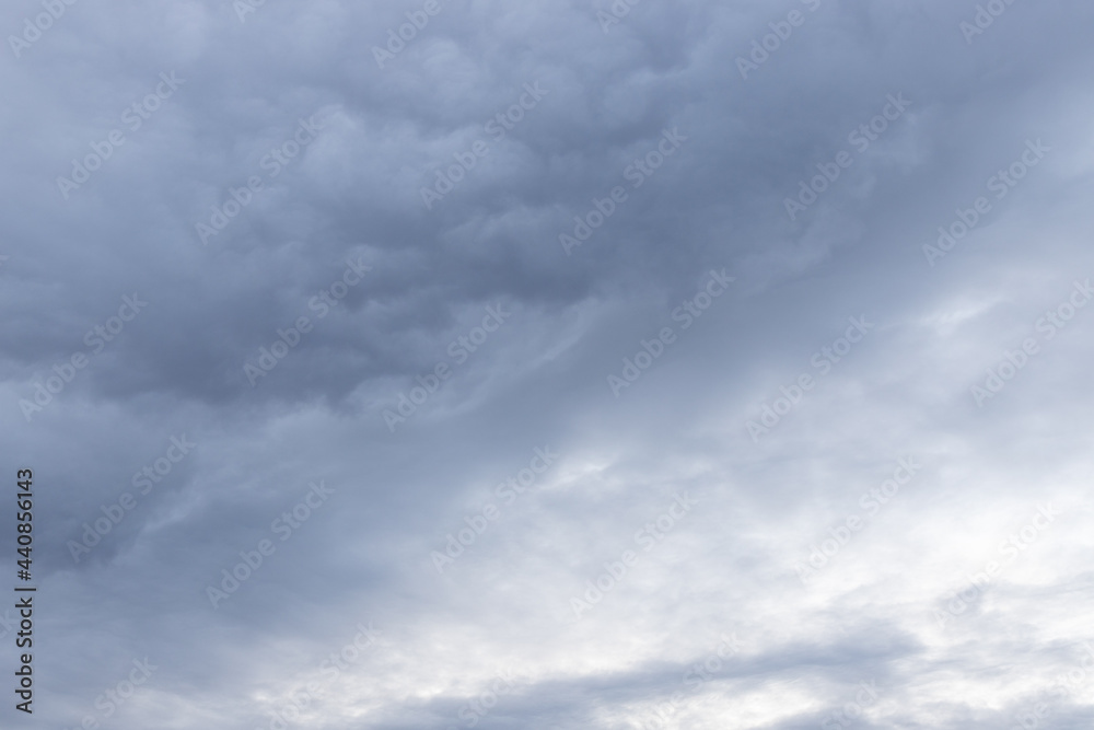 Cloudy Sky Background Showing Light and Dark