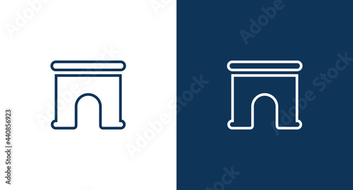 Archway icon illustration isolated vector sign symbol