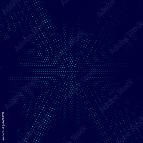 Abstract Modern Background with Halftone Element and Blue Color