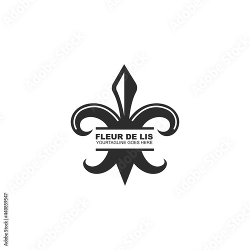 fleur de lis icon vector illustration design
