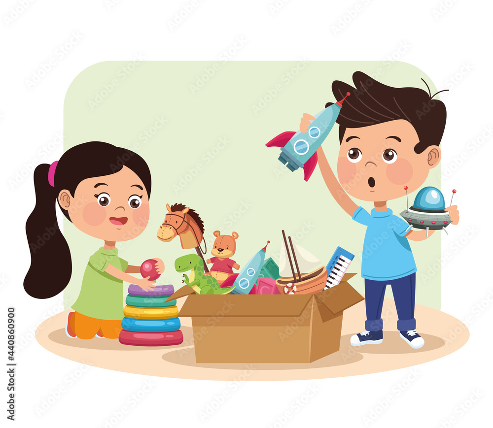 kids couple playing kids couple playing