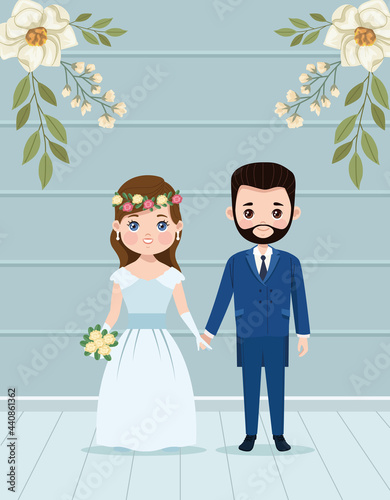 wedding couple characters
