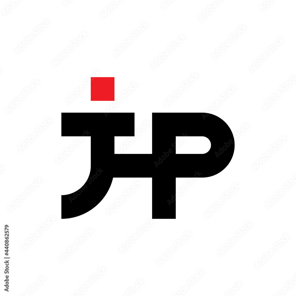 JHP letter logo design vector JHP letter logo design vector