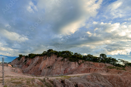 Region recovering from gravel exploration becomes a tourist spot.