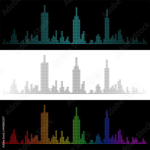 Photography Sound Graph Style New York Skyline