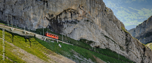 Mt. Pilatus funicular