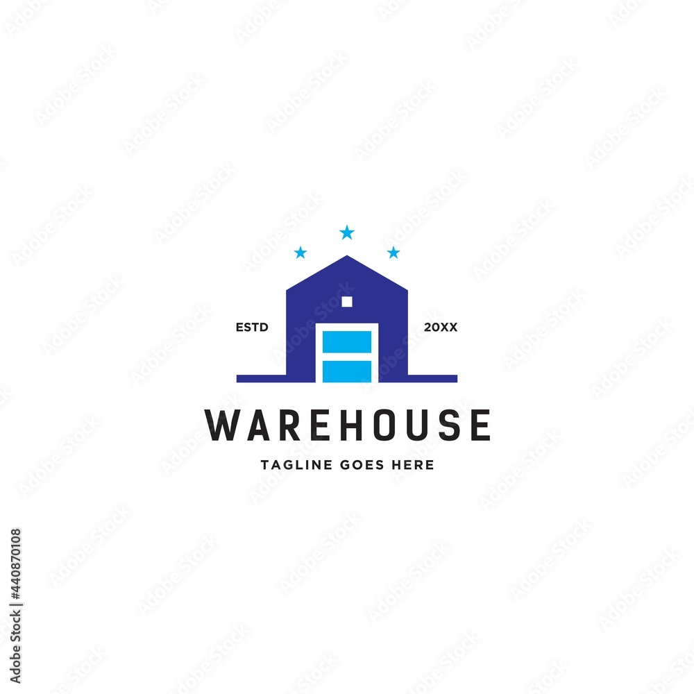 warehouse building logo icon vector template warehouse building logo icon vector template