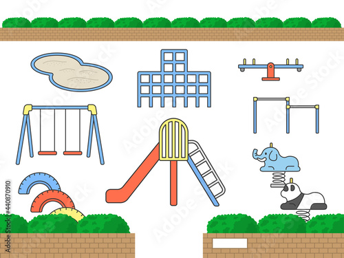 遊具が豊富な公園のイラスト Stock Vector Adobe Stock 遊具が豊富な公園のイラスト Stock Vector Adobe Stock