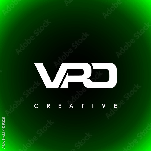 VRO Letter Initial Logo Design Template Vector Illustration photo