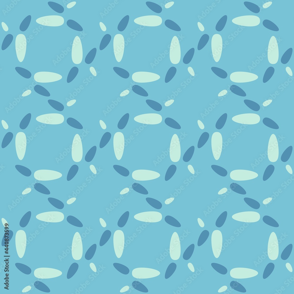 Rounded abstract seamless pattern - retro accent for any surfaces. Rounded abstract seamless pattern - retro accent for any surfaces.