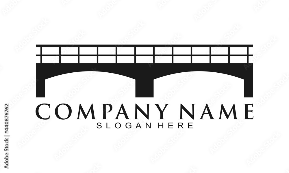 Bridge elegant vector logo
