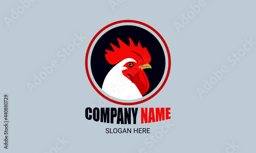 chicken logo design. Rooster Logo.