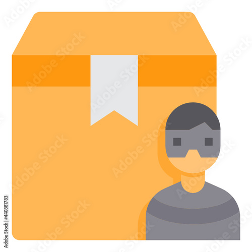 Thief flat icon