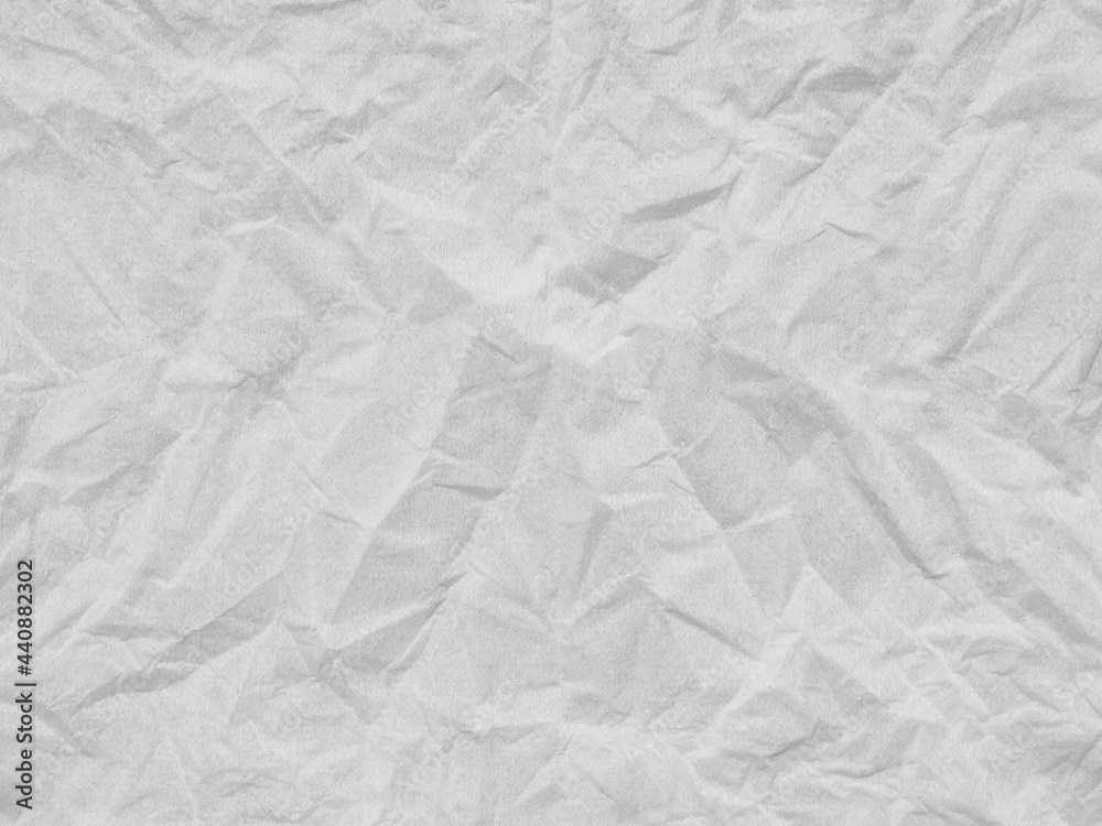 crumpled white tissue paper texture