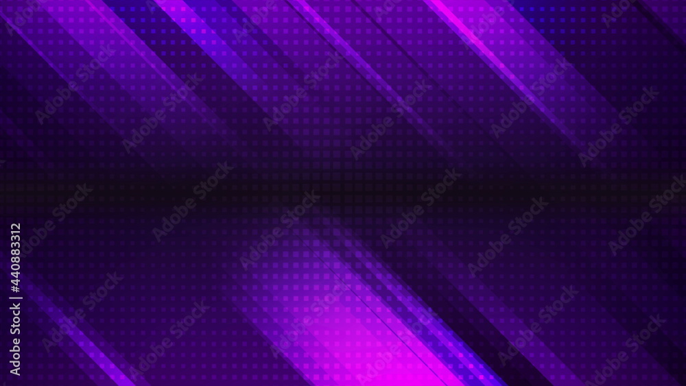 Dark violet hi-tech geometric abstract background