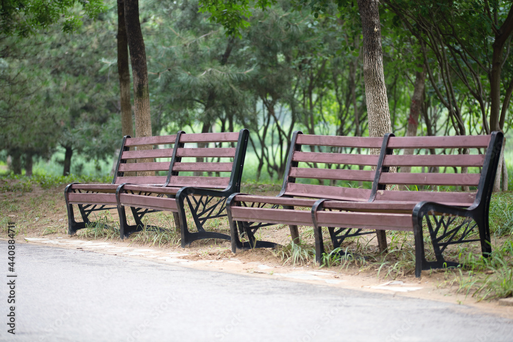 Rest seats in the park
