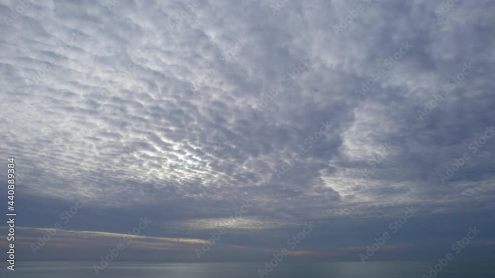 Drone Dramatic Clouds Over Open Water Timelapse Drone Dramatic Clouds Over Open Water Timelapse