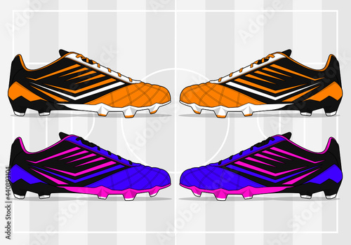football jersey uniform shoes template set kit