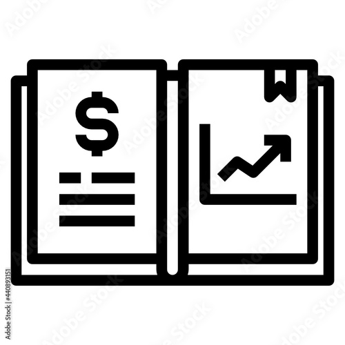 Profits outline icon