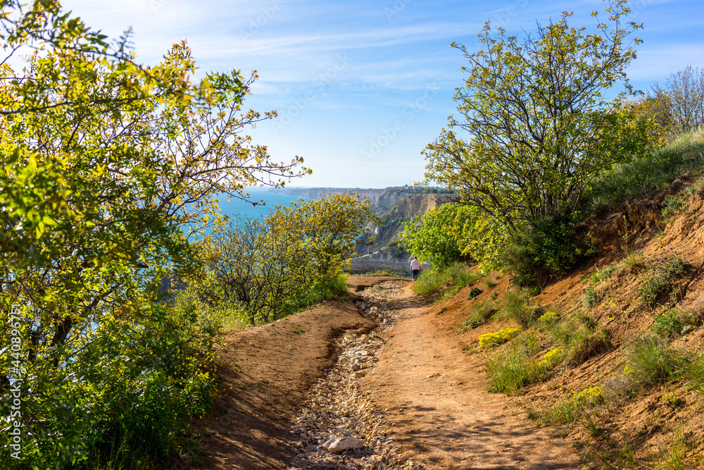 The headland Fiolent on Black sea.