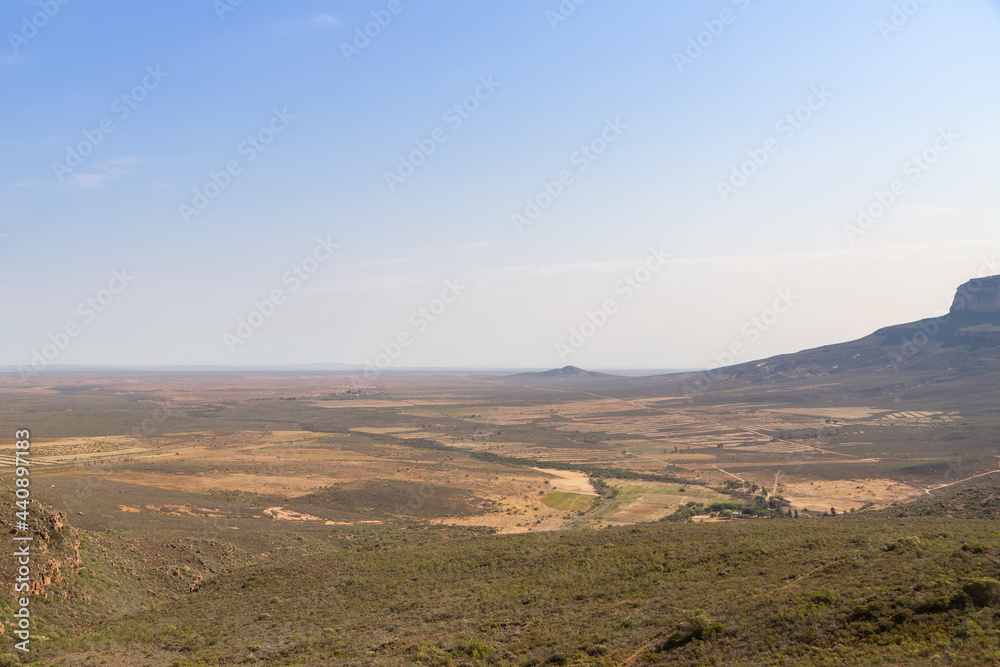 View from Gifberg with Knersvlakte in the background, close to VanrHynsdorp in the Western Cape of South Africa