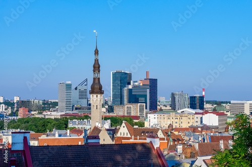 Beautiful view of City Tallinn Estonia